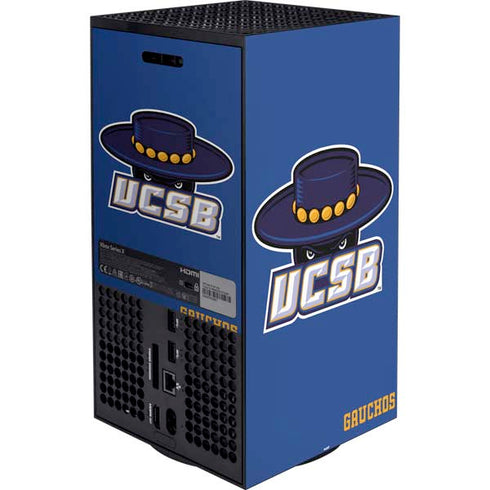 University of California-Santa Barbara UCSB Gauchos Blue XBox Series X Digital Edition Bundle Skin