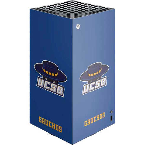 University of California-Santa Barbara UCSB Gauchos Blue XBox Series X Digital Edition Console Skin