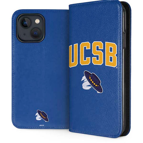 University of California-Santa Barbara UCSB iPhone 15 Plus Folio Case