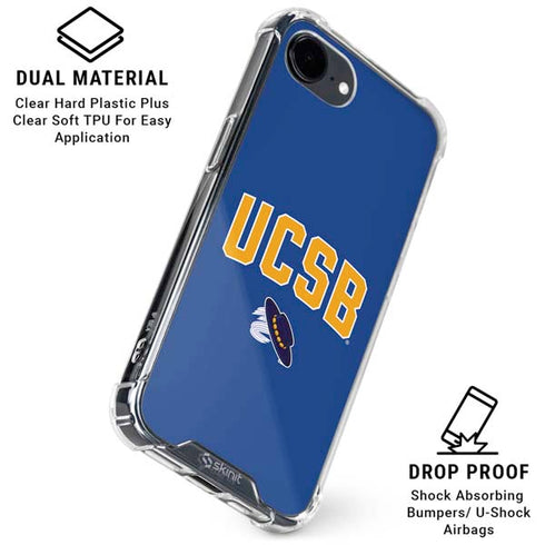 University of California-Santa Barbara UCSB iPhone 16e Clear Case