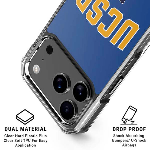 University of California-Santa Barbara UCSB iPhone 17 Pro Max Clear Case