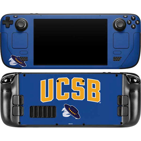 University of California-Santa Barbara UCSB Steam Deck Handheld Gaming Computer OLED Skin