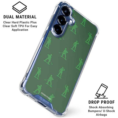 Disney Toy Story Sarge Army Print Galaxy S25 Clear Case