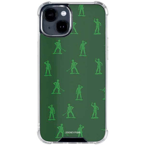 Disney Toy Story Sarge Army Print iPhone 15 Clear Case
