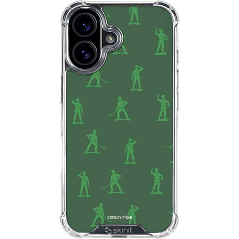 Disney Toy Story Sarge Army Print iPhone 16 Clear Case