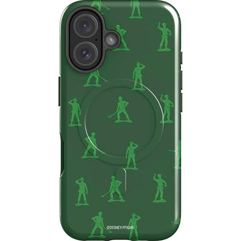 Disney Toy Story Sarge Army Print iPhone 16 Plus Magsafe Impact Case