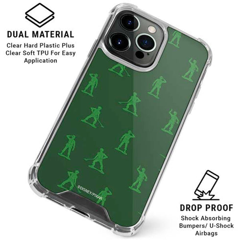 Disney Toy Story Sarge Army Print iPhone 16 Pro Max Clear Case