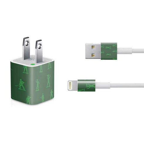 Disney Toy Story Sarge Army Print iPhone Charger (5W USB) Skin