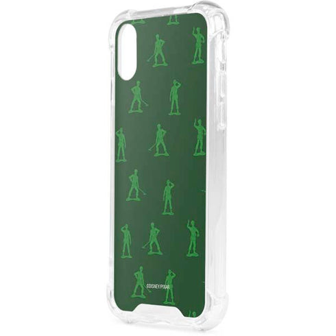 Disney Toy Story Sarge Army Print iPhone XS Clear Case