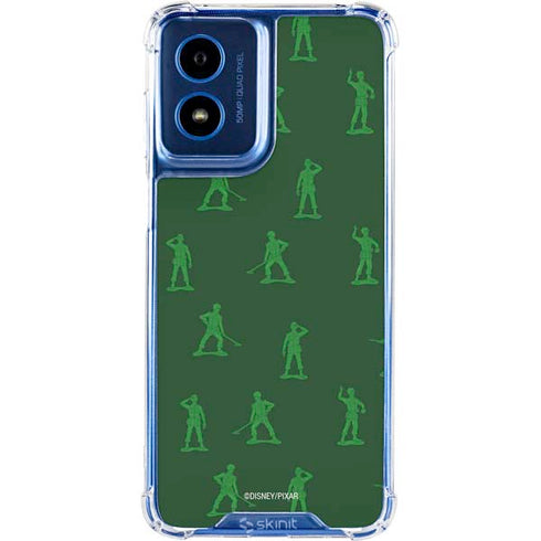 Disney Toy Story Sarge Army Print Moto G 5G (2024) Clear Case