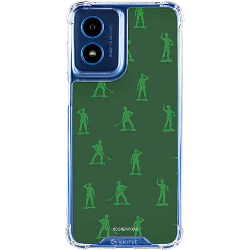 Disney Toy Story Sarge Army Print Moto G Play 4G (2024) Clear Case