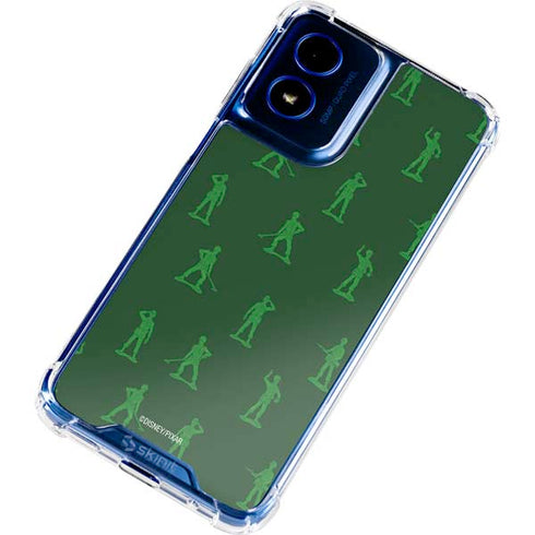 Disney Toy Story Sarge Army Print Moto G Play 4G (2024) Clear Case
