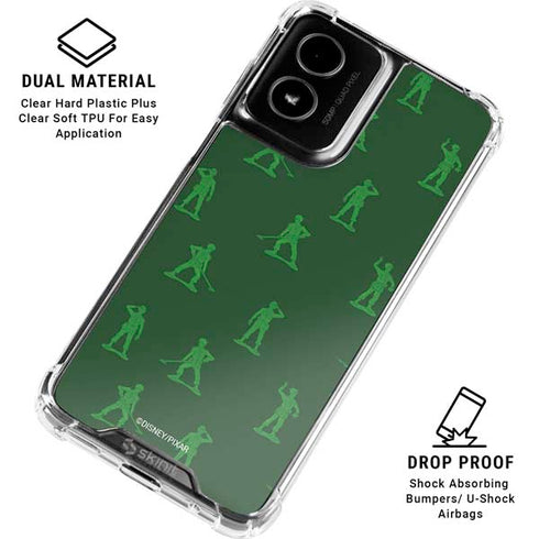 Disney Toy Story Sarge Army Print Moto G Power 5G (2024) Clear Case
