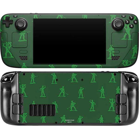 Disney Toy Story Sarge Army Print Steam Deck Handheld Gaming Computer OLED Skin