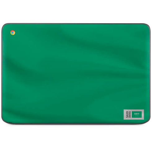 Saudi Arabia Soccer Flag HP Chromebook Skin