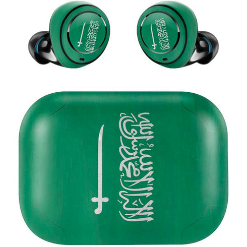 Saudi Arabia Flag Distressed Amazon Echo Buds Skin
