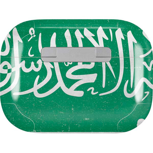 Saudi Arabia Flag Distressed AirPods Skins