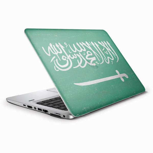 Saudi Arabia Flag Distressed HP Elitebook Skin
