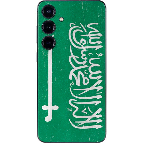 Saudi Arabia Flag Distressed Galaxy A16 5G Skin