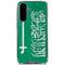 Saudi Arabia Flag Distressed Galaxy A36 5G Clear Case