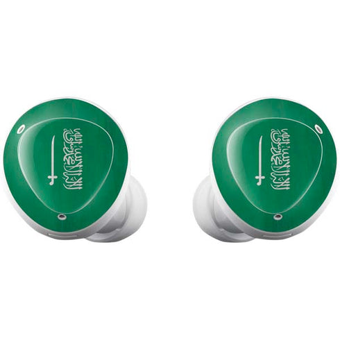 Saudi Arabia Flag Distressed Galaxy Buds Plus Skin