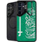 Saudi Arabia Flag Distressed Galaxy S25 Kickstand Case