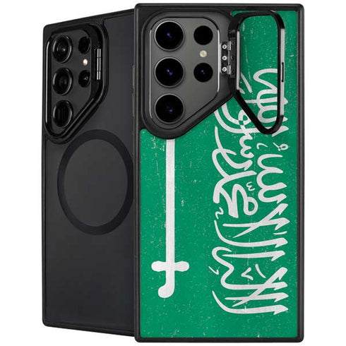 Saudi Arabia Flag Distressed Galaxy Cases