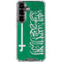 Saudi Arabia Flag Distressed Galaxy S26 Clear Case