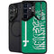 Saudi Arabia Flag Distressed Galaxy S26 Kickstand Case