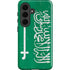 Saudi Arabia Flag Distressed Galaxy S26 Plus Impact Case