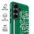 Saudi Arabia Flag Distressed Galaxy S26 Plus Impact Case