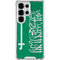 Saudi Arabia Flag Distressed Galaxy S26 Ultra Clear Case