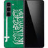 Saudi Arabia Flag Distressed Galaxy Z Fold5 5G Skin