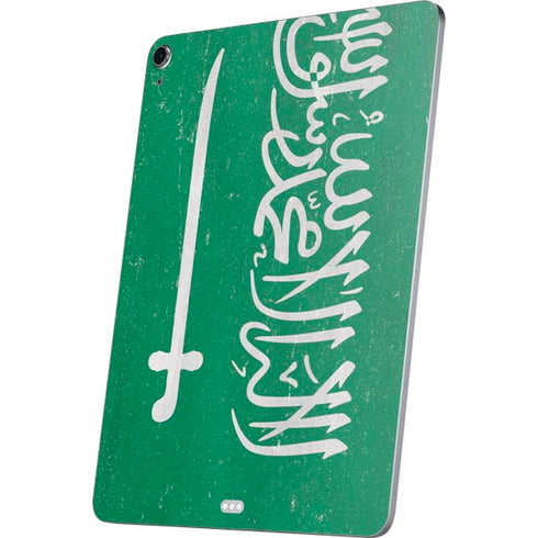 Saudi Arabia Flag Distressed Apple iPad Air Skin