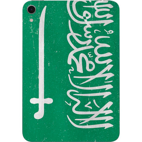 Saudi Arabia Flag Distressed Apple iPad Mini Skin