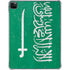 Saudi Arabia Flag Distressed iPad Pro 11in (2024) Clear Case