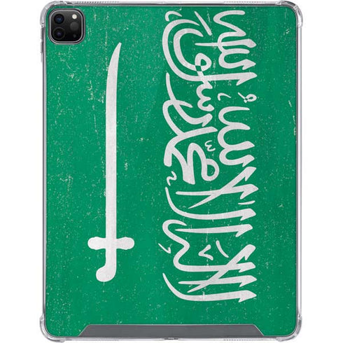 Saudi Arabia Flag Distressed iPad Cases