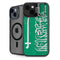 Saudi Arabia Flag Distressed iPhone 13 Kickstand Case