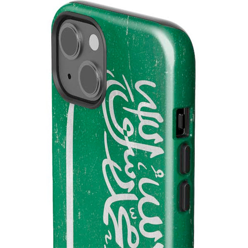 Saudi Arabia Flag Distressed iPhone 15 Impact Case
