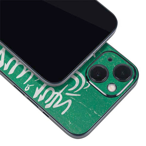 Saudi Arabia Flag Distressed iPhone 15 Skin
