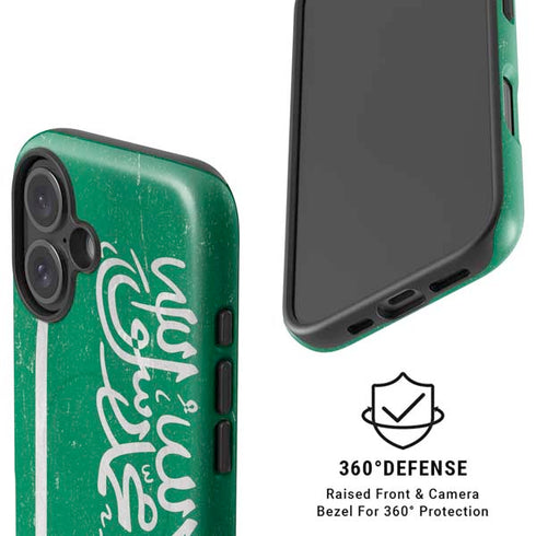 Saudi Arabia Flag Distressed iPhone 16 Plus Magsafe Impact Case