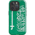 Saudi Arabia Flag Distressed iPhone 16 Pro Impact Case