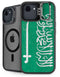 Saudi Arabia Flag Distressed iPhone 16e Kickstand Case