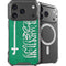 Saudi Arabia Flag Distressed iPhone 18 Pro MagSafe Case