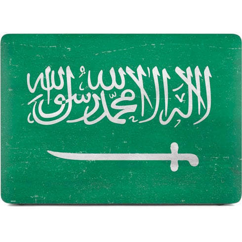Saudi Arabia Flag Distressed Apple MacBook Air Skin