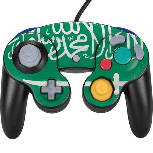 Saudi Arabia Flag Distressed Nintendo Skins