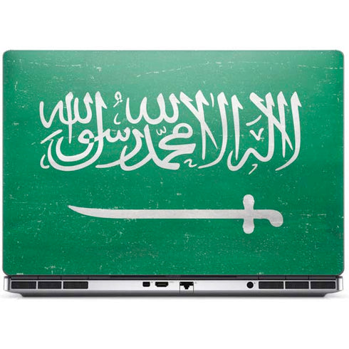 Saudi Arabia Flag Distressed Dell Precision Skin