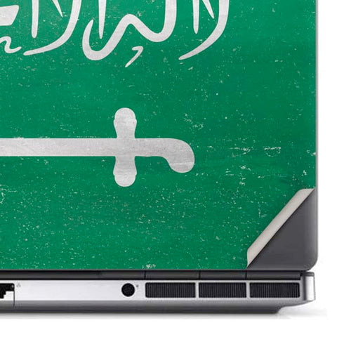 Saudi Arabia Flag Distressed Dell Precision Skin