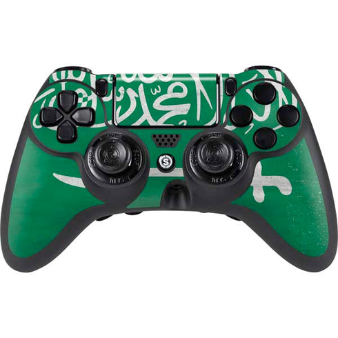Saudi Arabia Flag Distressed PlayStation PS4 Skins