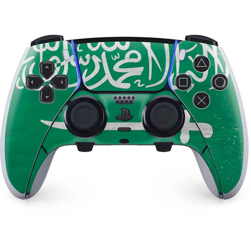 Saudi Arabia Flag Distressed PlayStation PS5 Skins